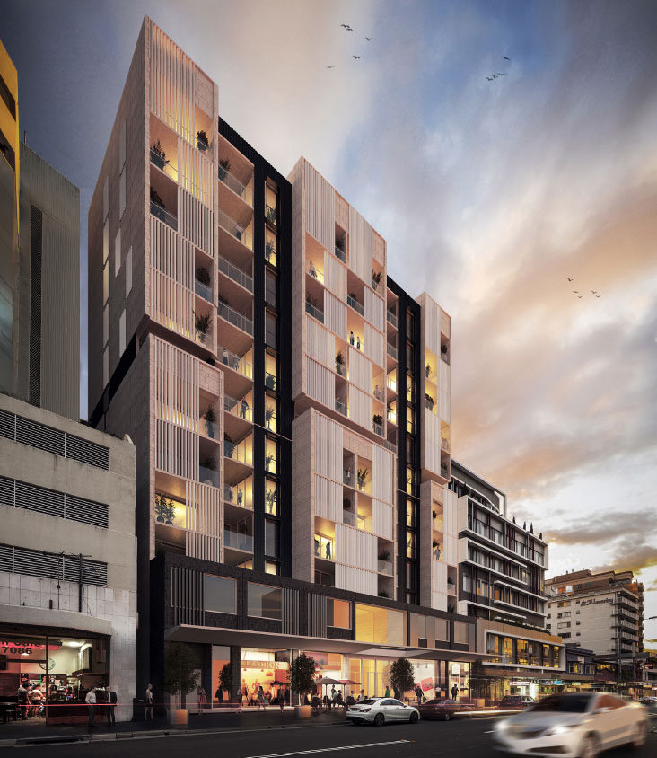 Bondi Central Development Mobile View